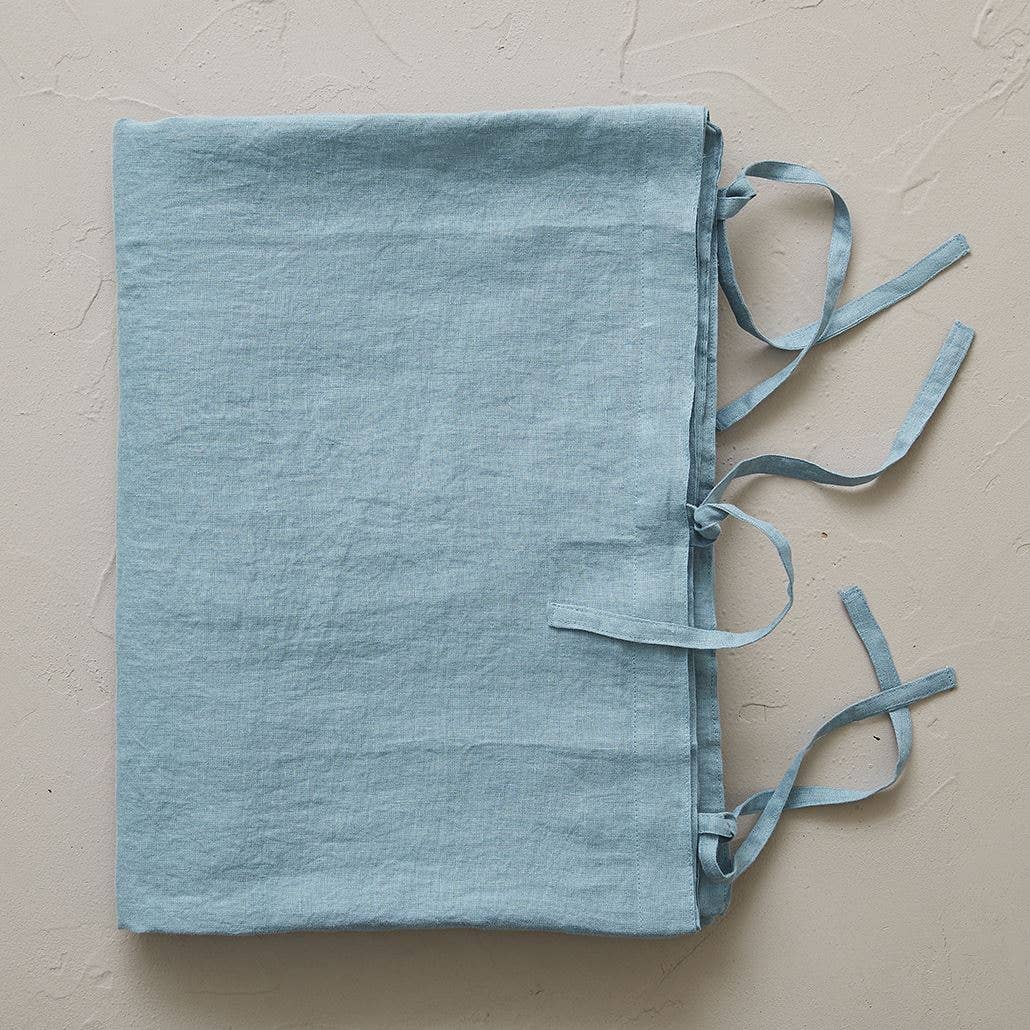 Sylvie Thiriez - Wholesale Duvet Cover - Blue cap stone washed linen duvet cover0