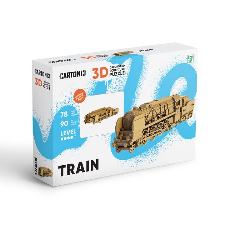 CARTONIC 3d puzzles - EU - Wholesale DIY Craft Kit - TRAIN Cartonic 3D Puzzle8