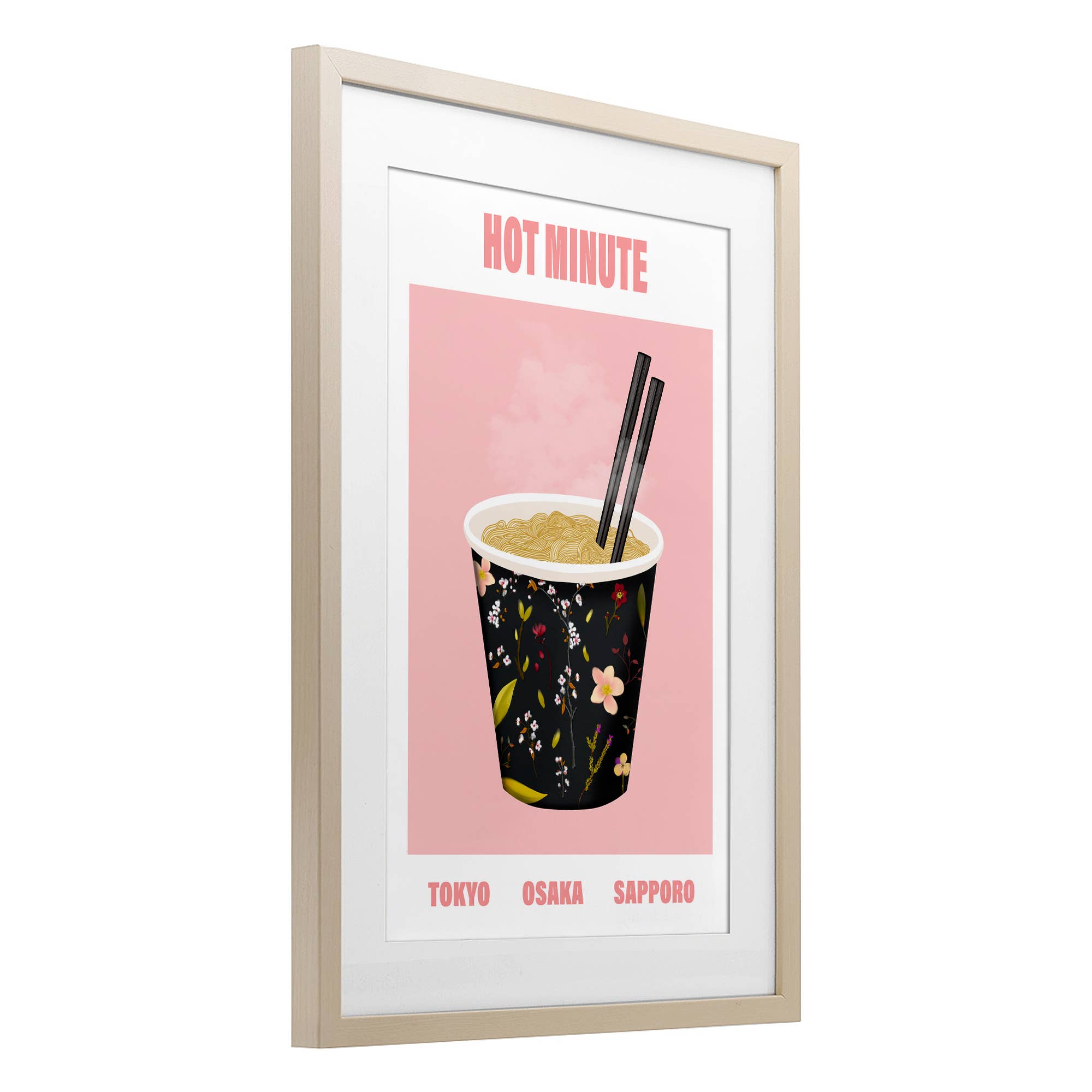 Stupell Industries - Wholesale Wall Sign - Hot Minute Cup of Noodles - Print Under Glass Wall Art8