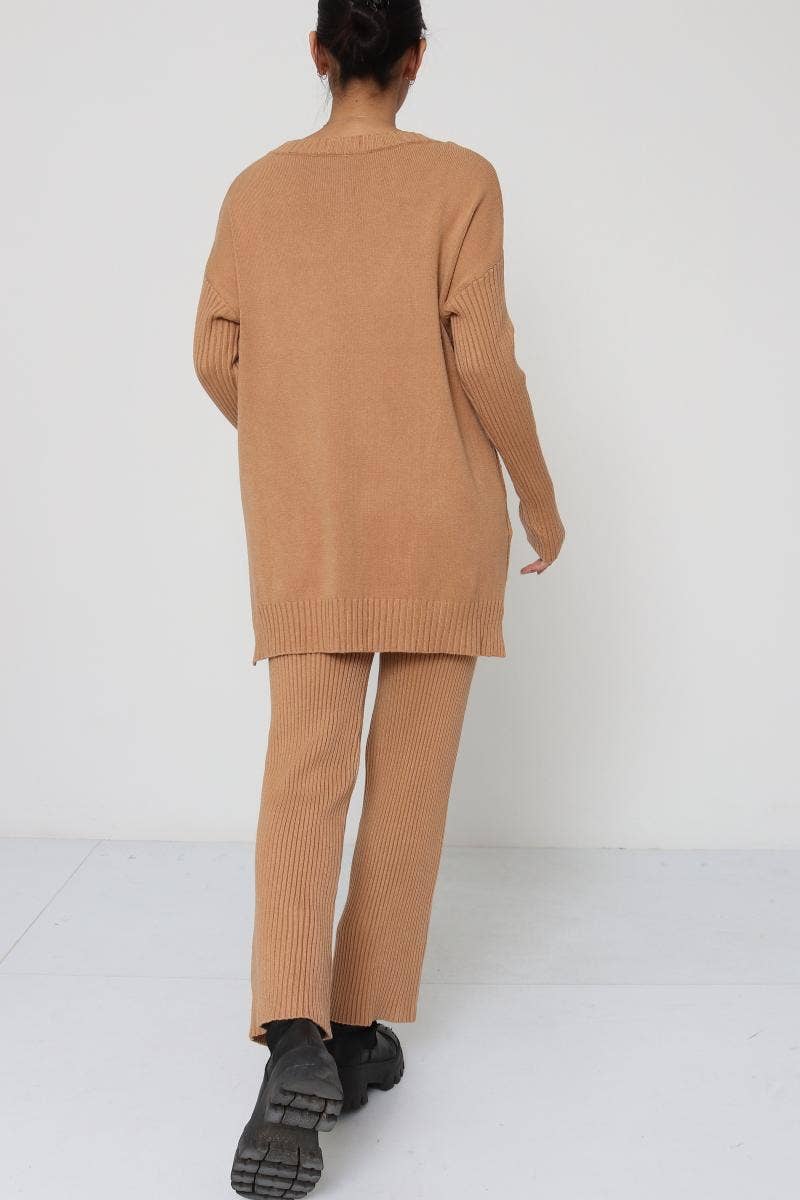 DIX-ONZE - Wholesale Lounge Set - Women's - Ribbed Premium Knit Homewear/Casual Set12