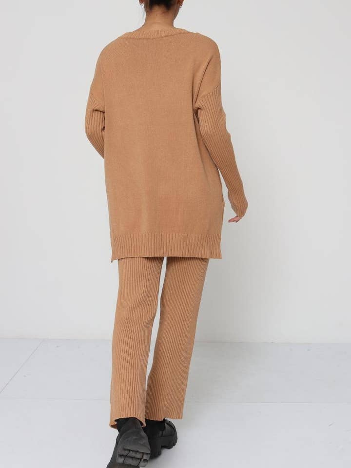 DIX-ONZE - Wholesale Lounge Set - Women's - Ribbed Premium Knit Homewear/Casual Set12