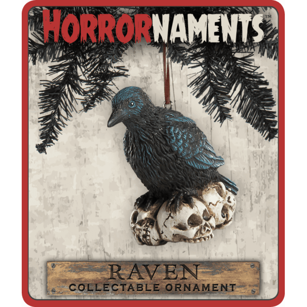 Horrornaments - Wholesale Ornament - Raven Perched Skulls Tree Ornament1