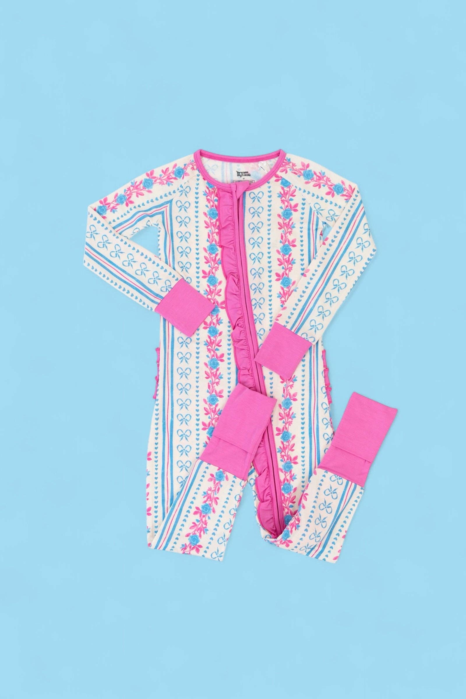 Dream Big Little Co. - Wholesale Jumpsuit - Baby - PETITE POSIE DREAM RUFFLE ROMPER1