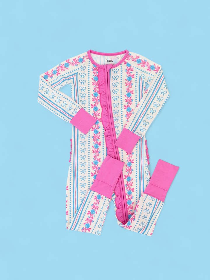 Dream Big Little Co. - Wholesale Jumpsuit - Baby - PETITE POSIE DREAM RUFFLE ROMPER1
