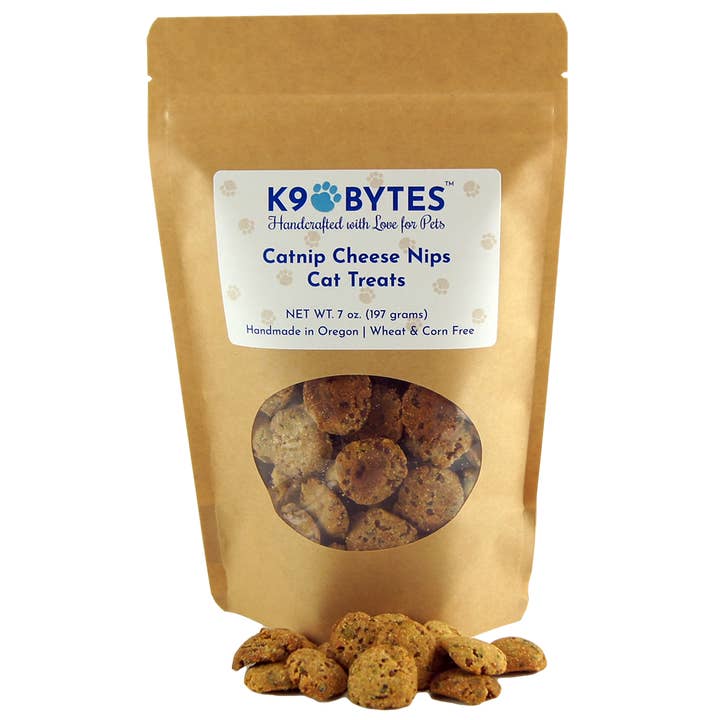 K9 Bytes, Inc. – wholesale Pet treats – Cat – Catnip Cheese Nips Cat Treats