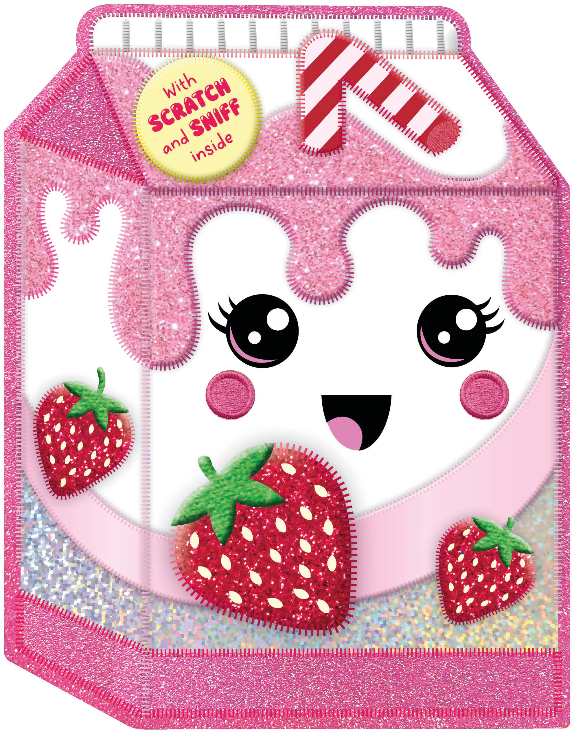Make Believe Ideas – wholesale Pre-school book (3–5) – Strawberry Milk Scratch and Sniff Book3
