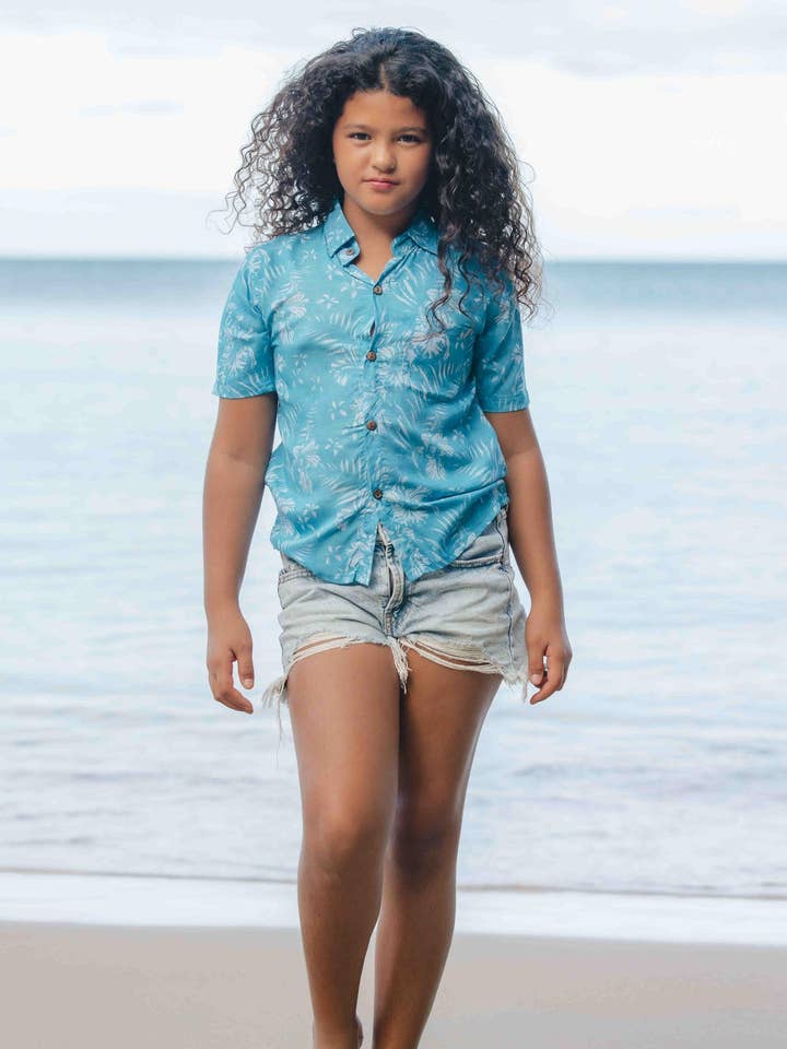 Camisa Aloha para niños para venta al por mayor de Tiare Hawaii
