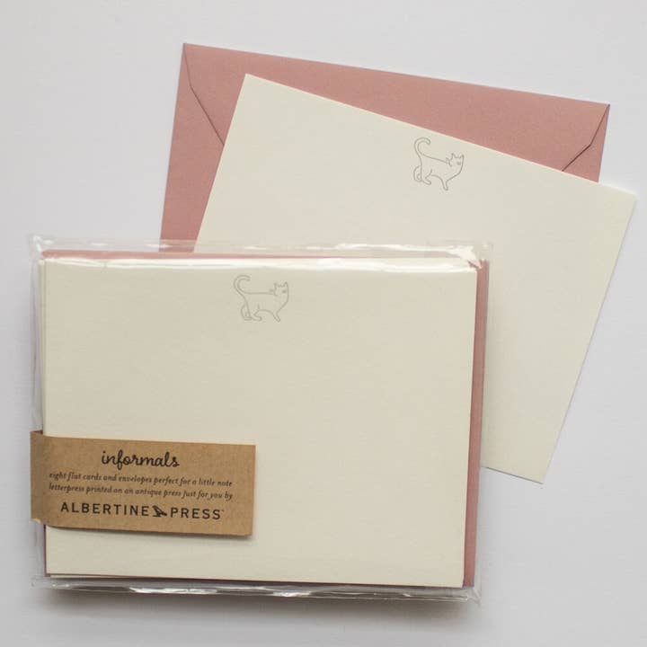 Albertine Press - Wholesale Stationery/Notecard Set - Cat Notecard Set - Informals