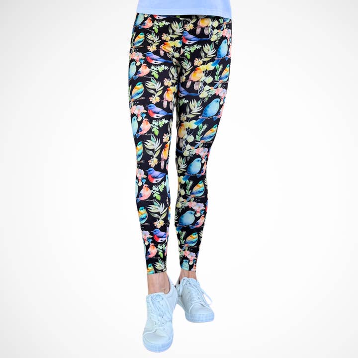 Natopia - Wholesale Fashion Leggings - Women's - Watercolour Wings Deluxe Leggings1