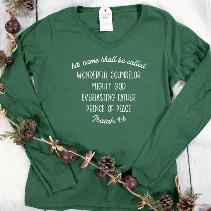 Su nombre se llamará cuello en V de manga larga para venta al por mayor de EllyandGrace