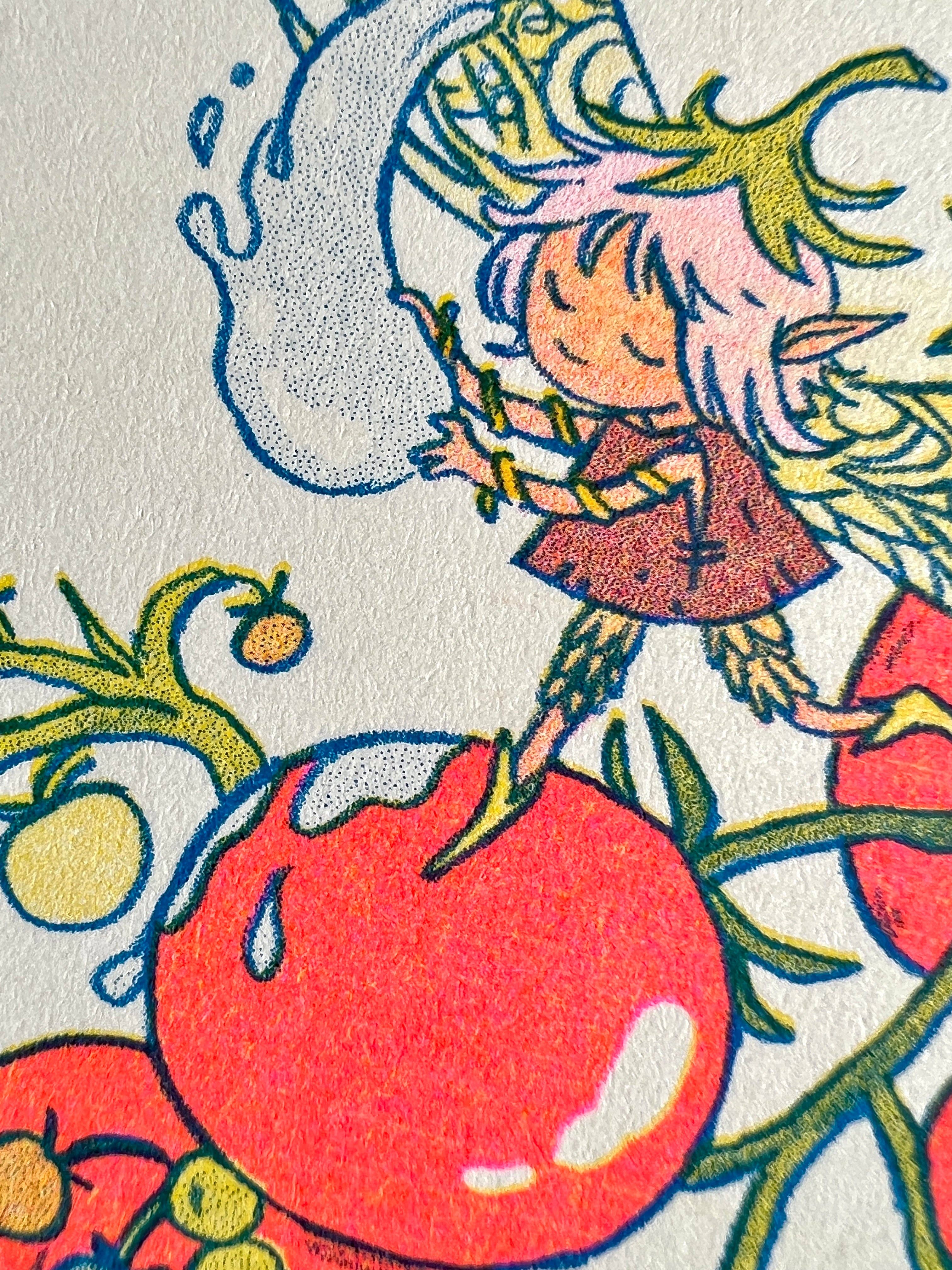 Natalie Andrewson - Vendita all'ingrosso Stampa artistica - Stampa Sunflower Fairy Riso7