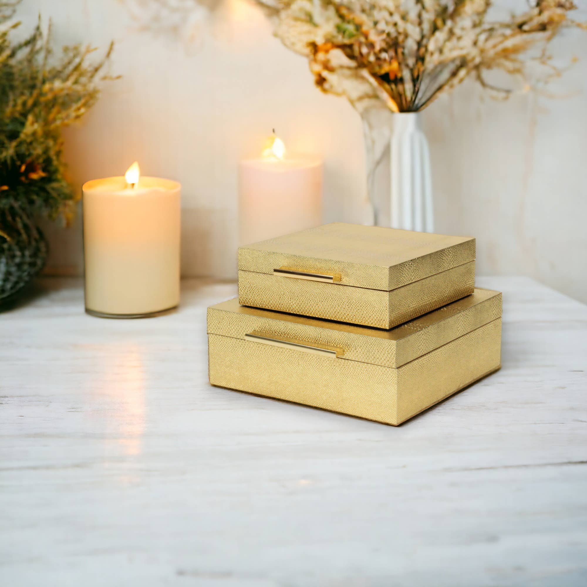 Cheungs Home Decor - Wholesale Decoratief doosje - Lusan set decoratieve vierkante dozen72