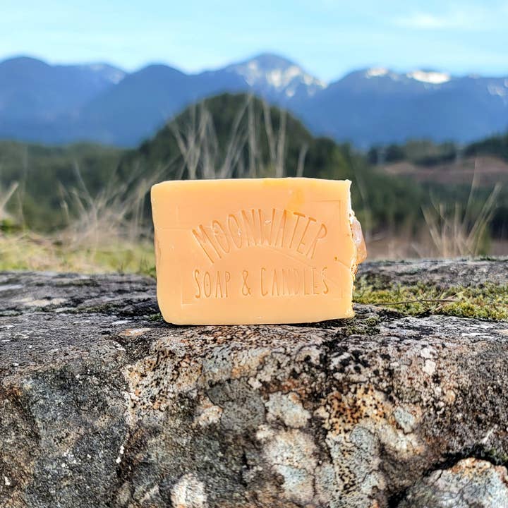 Moonwater Soap & Candles - Wholesale Bar Soap - Blissful (Citrus Essential Blend) Herbal Intention Soap Bar1