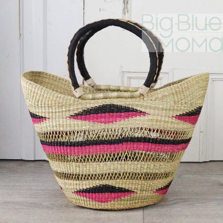 Big Blue Moma - Wholesale Grocery/Shopping Bag - U Shopper Large - Traditional Palette26