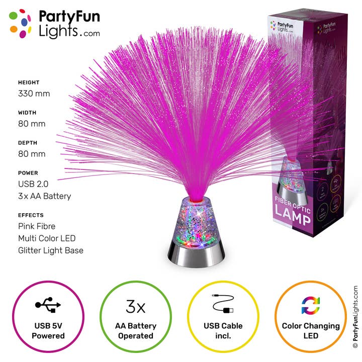 PartyFunLights Europe B.V. - Wholesale String Lights - PartyFunLights - Fiber Optic Lamp with Color Changing3