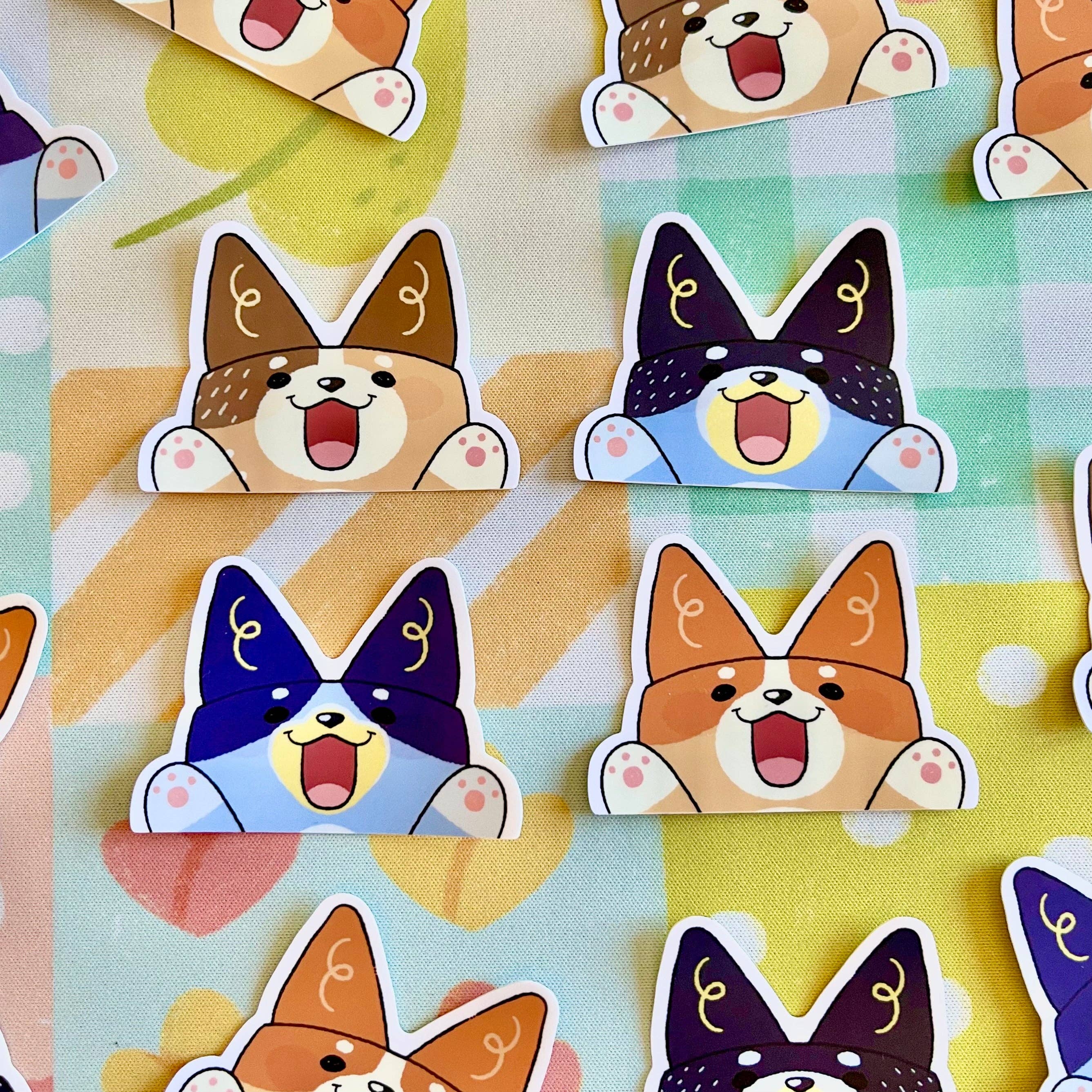 Cool Art Corner - Wholesale Sticker - Heeler Peeker Stickers4