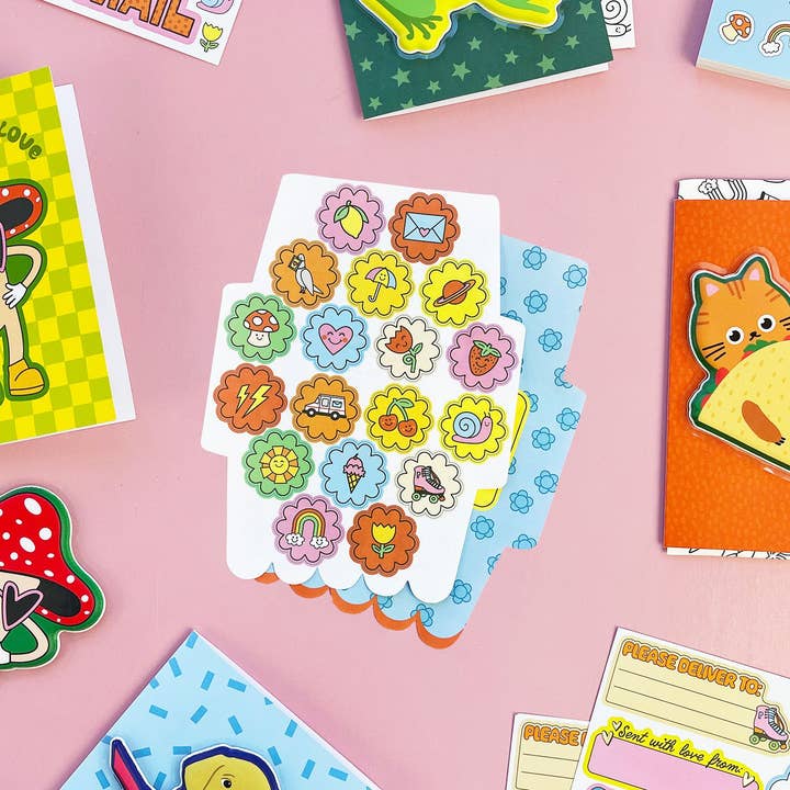 Pipsticks - Wholesale Sticker - Happy Go-Lucky Mini Mailers
