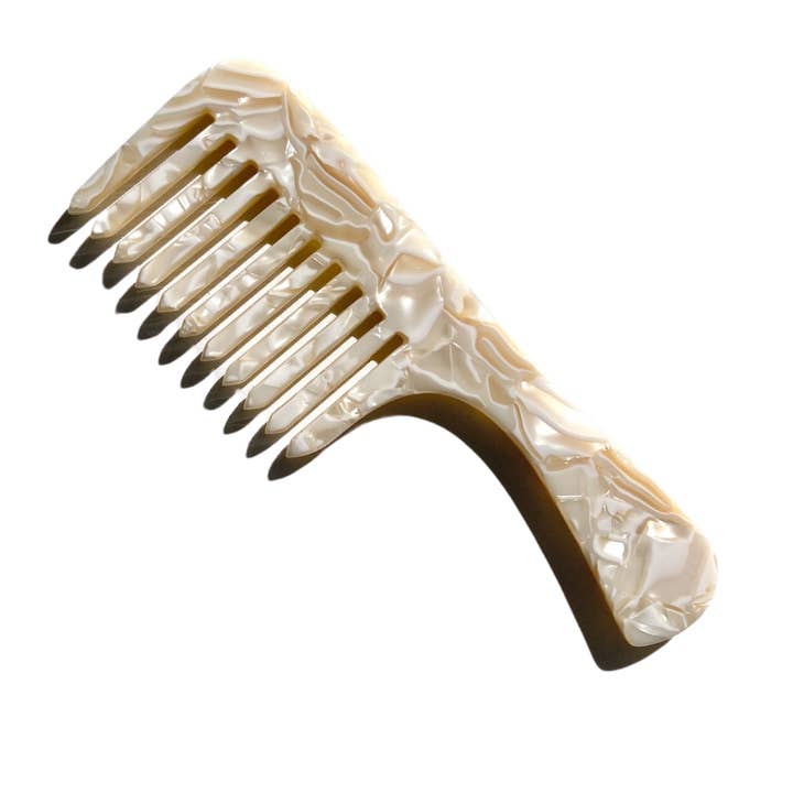 Solar Eclipse - Wholesale Hair Brush/Comb - Wide Tooth Handle Acetate Hair Comb | Eco-Friendly1