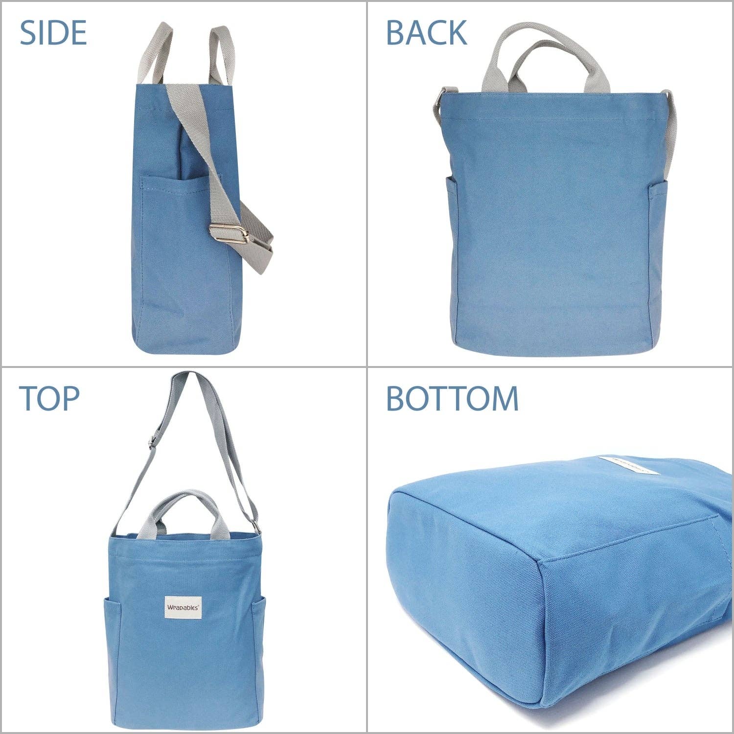 Wrapables.com - Wholesale Tote Bag - Women's - Wrapables Canvas Tote Bag,Casual Cross Body Shoulder Handbag22