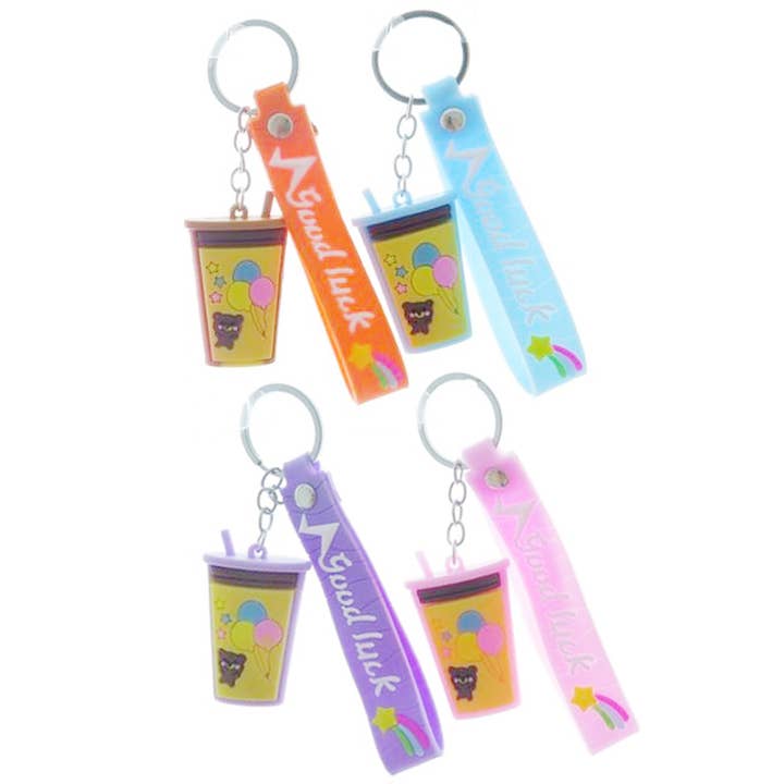 Cap Zone - Wholesale Keychain - Women's - Festival Shake Cup 3D Silicone Novelty Key Chain