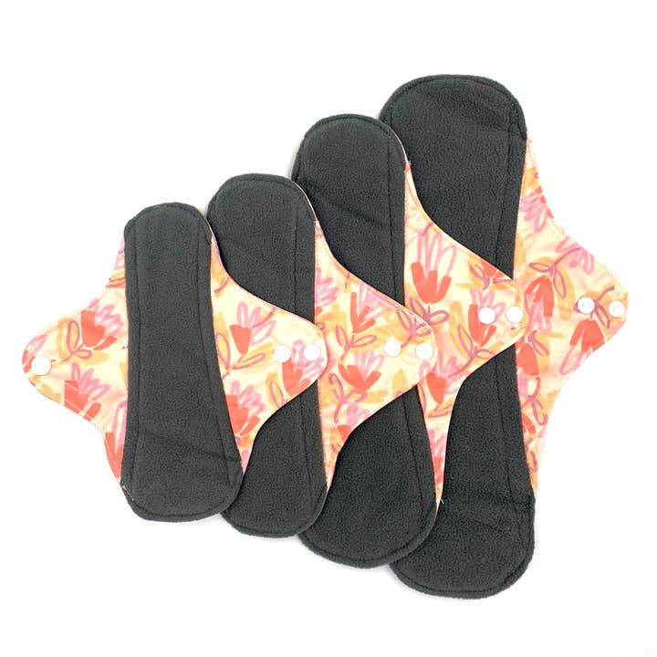 Bamboo Charcoal Cloth Sanitary Pads Set-Floral Crush Bundle for wholesale by Litto Things