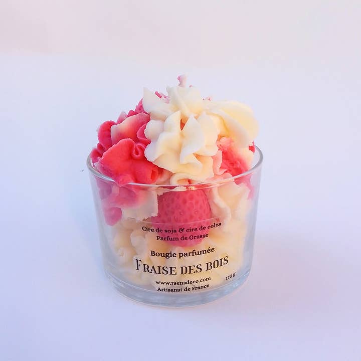 7 ème Sens - Wholesale Novelty Candle - Gourmet candle wild strawberry scent (L)0