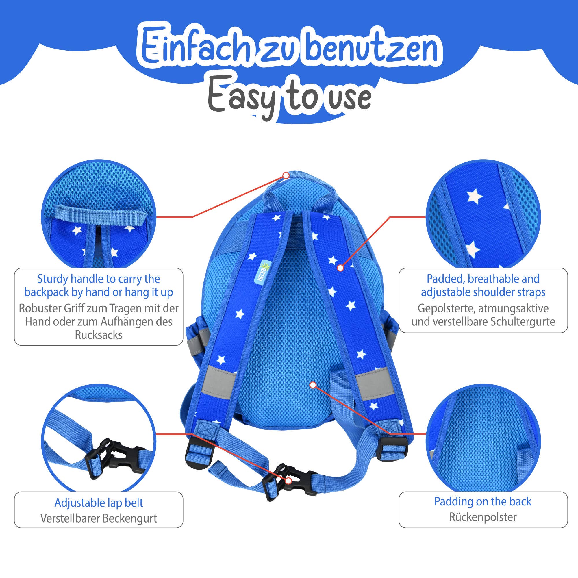 HECKBO - Wholesale Backpack - Kids - Rocket children's backpack with viewing window4