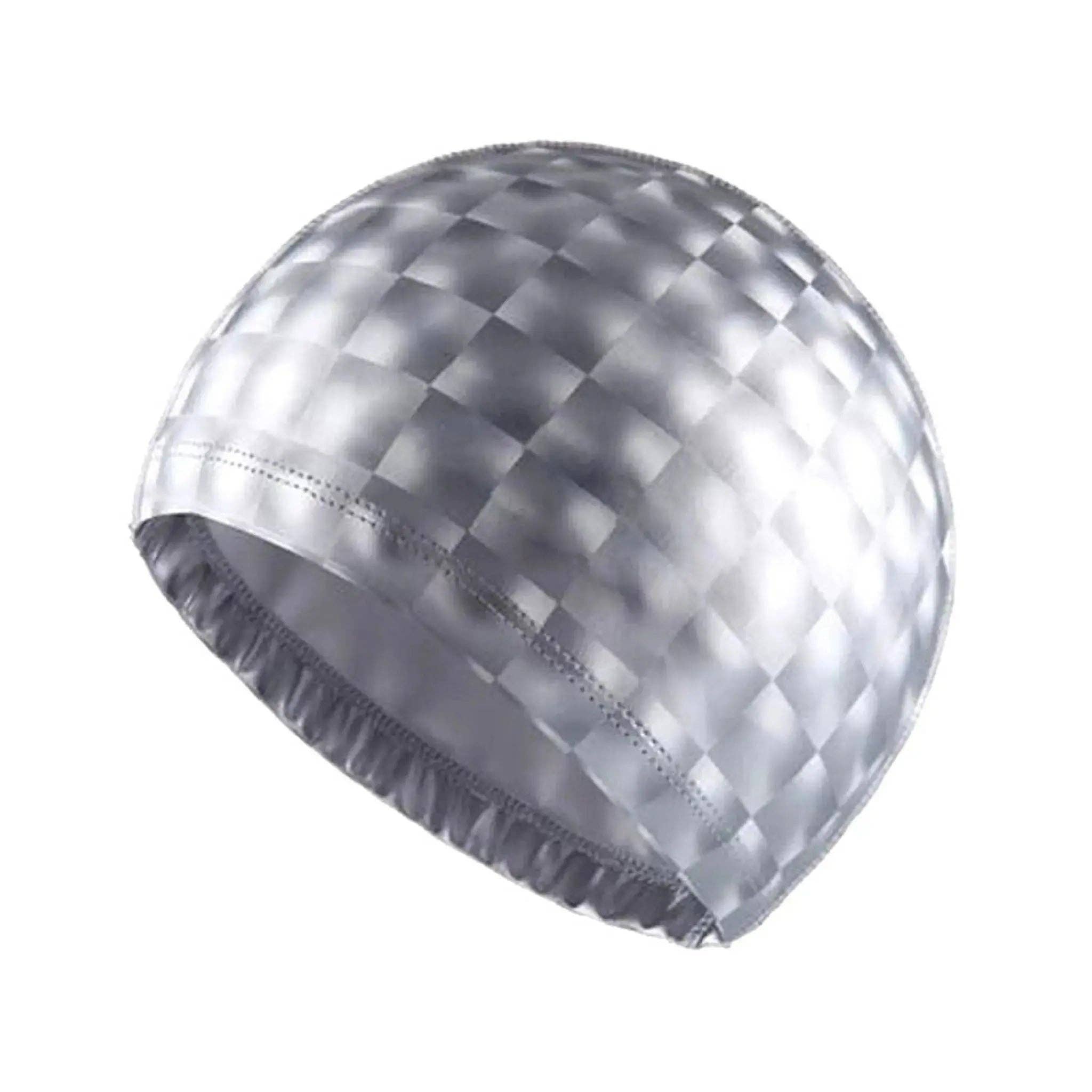 Swimcore - Vente Bonnet de bain – unisexe - Bonnet de bain unisexe | Bonnet de bain en tissu PU | Taille unique11