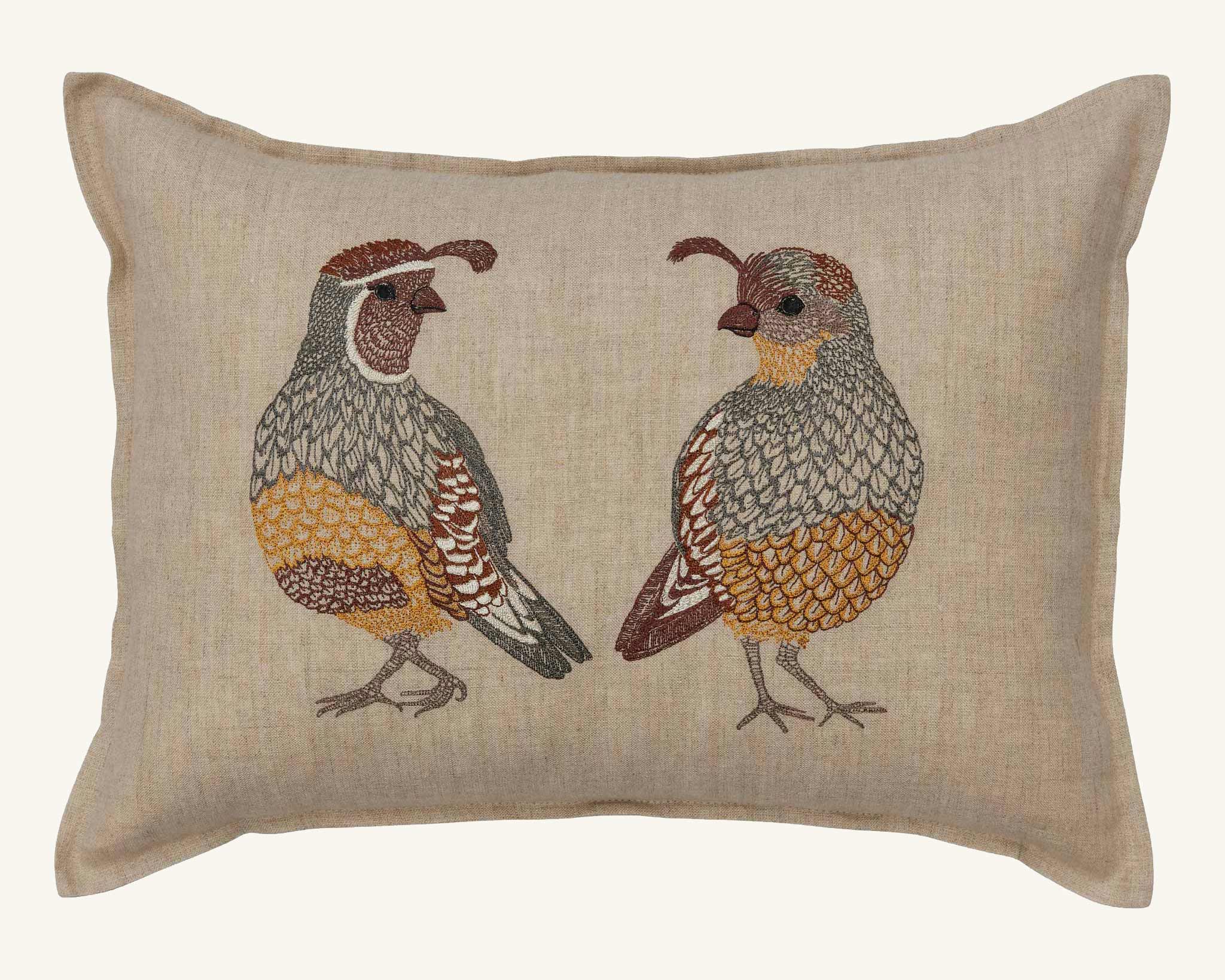 Coral & Tusk - Wholesale Throw/Decorative Pillow - Desert Quail Love Pillow6