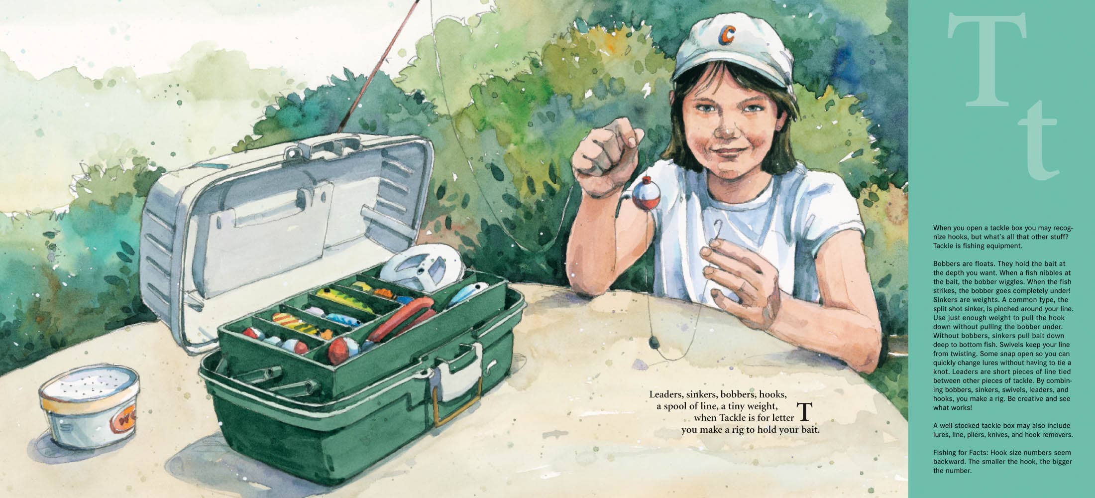 Sleeping Bear Press - Wholesale Book - Kids - H is for Hook: A Fishing Alphabet Picture Book3