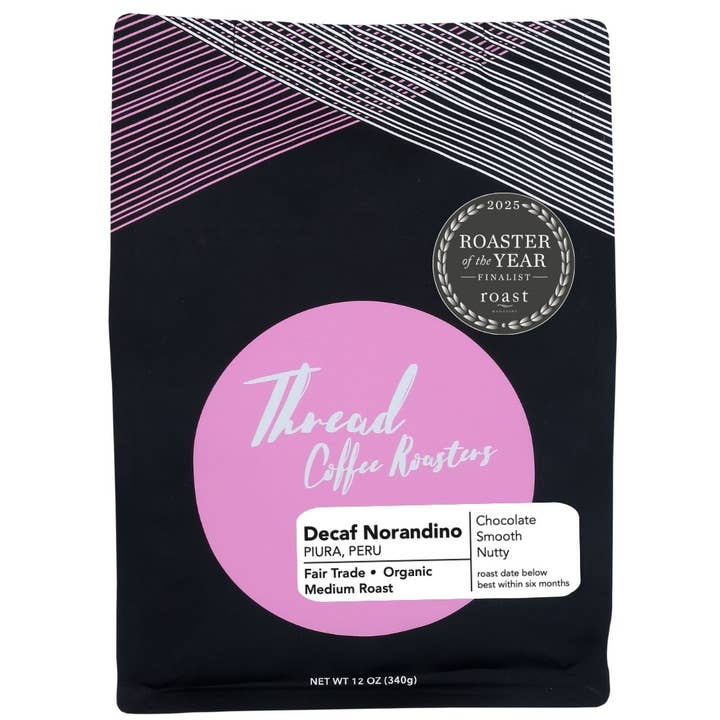 Decaf | Mountain Water Process | Organic 12oz Bag for wholesale by Thread Coffee Roasters