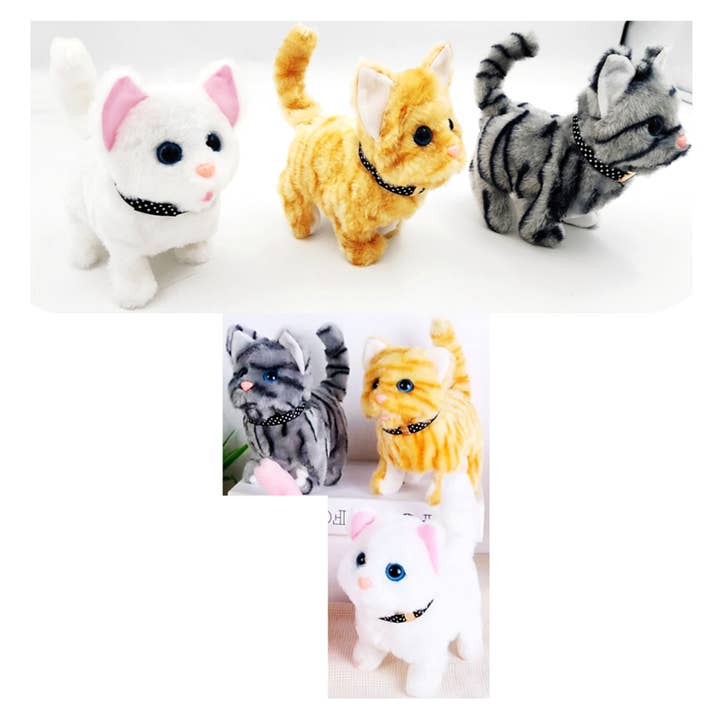 Walking b/o Cat 4 Assorted for wholesale by Deluxe Import Trading