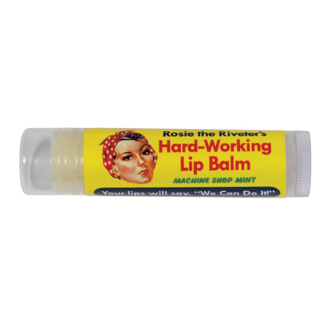 Unemployed Philosophers Guild - Wholesale Lip Balm - Rosie The Riveter's Hard Working Lip Balm - Peppermint1