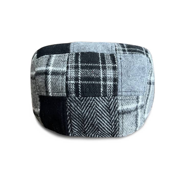 Boston Scally - Wholesale Flatcap - Men's - The Lunchbox Blackbox Edition Boston Scally Cap - Black Plaid5