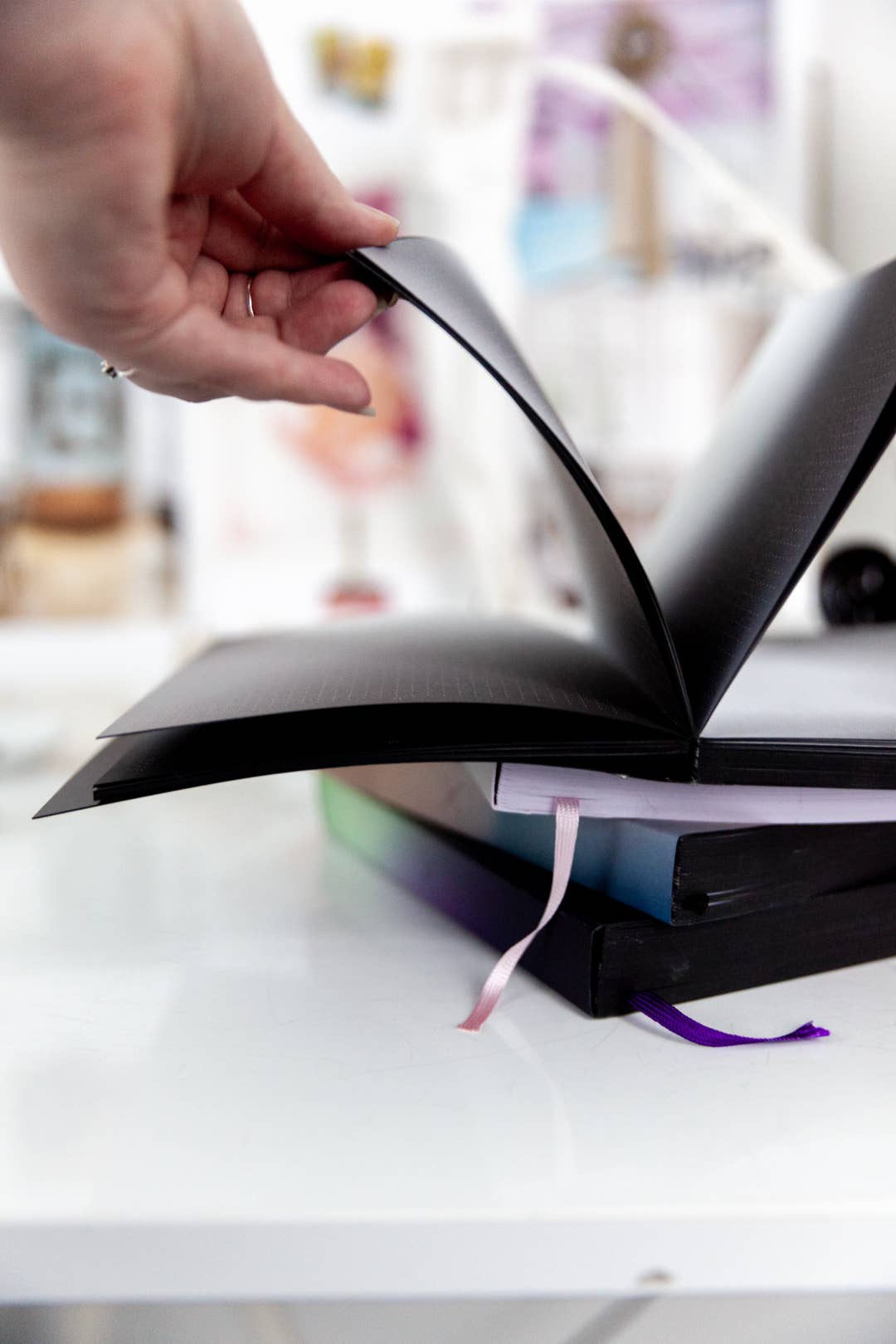 Aura notebook - Wholesale Notebook - Aura notebook A5 | MONOCHROME SLIM10