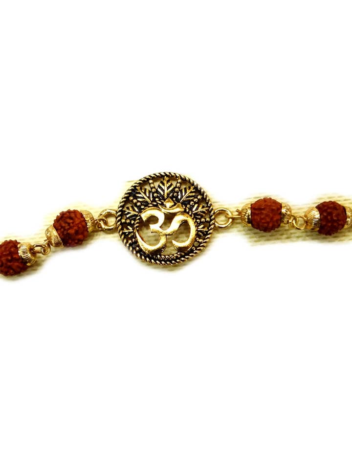 RAKHI DORADO (por dz) Estilo E para venta al por mayor de Ancientveda