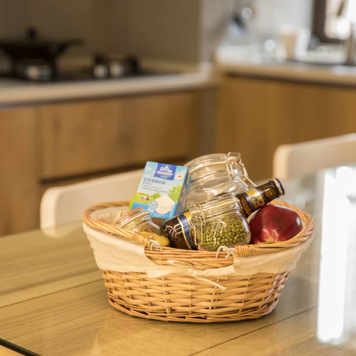 Quickway Imports – wholesale Picknickkorg – Wicker Willow picknickkorg med dubbla rullgardinshandtag3