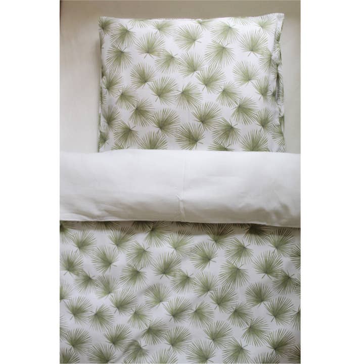 Bedding Set 65x80 | Green Palms for wholesale on Faire3