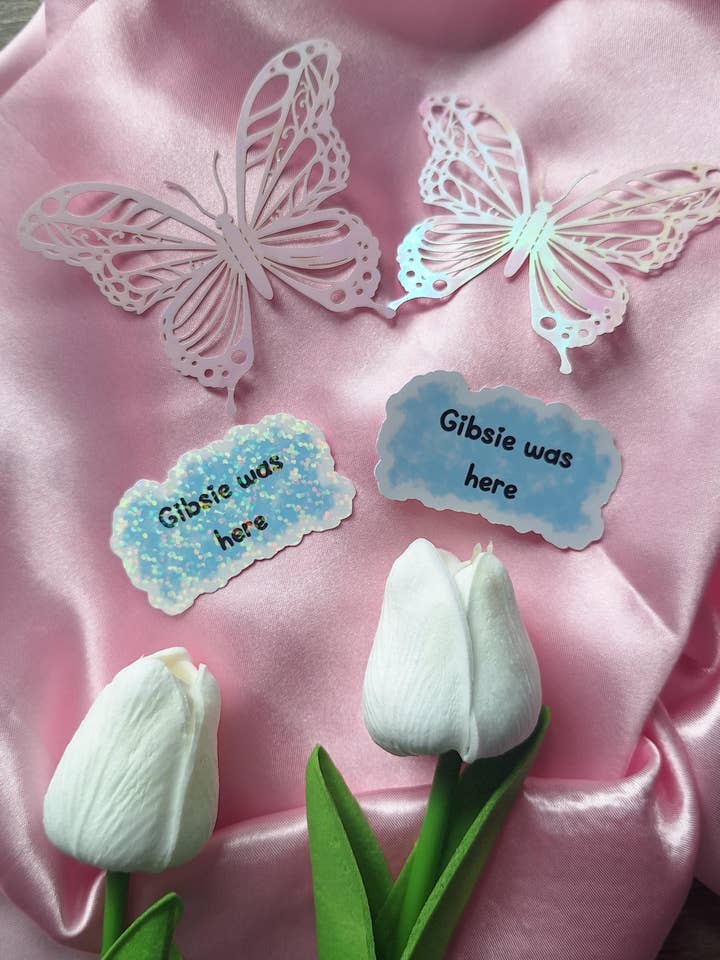 Gibsie Was Here Kindle Sticker - BOT for wholesale by Bookish Club UK