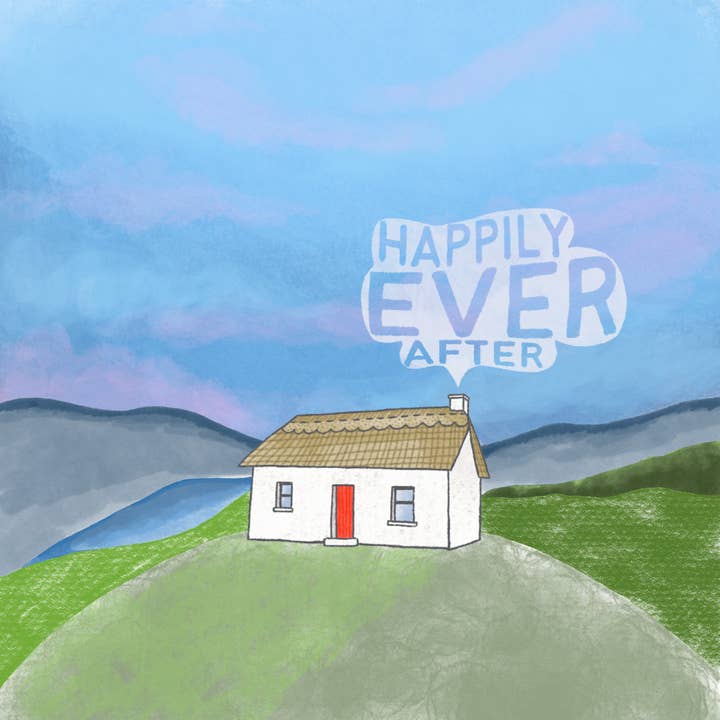 Happy Ever After Home lykønskningskort for engroshandel hos Sayers Studio