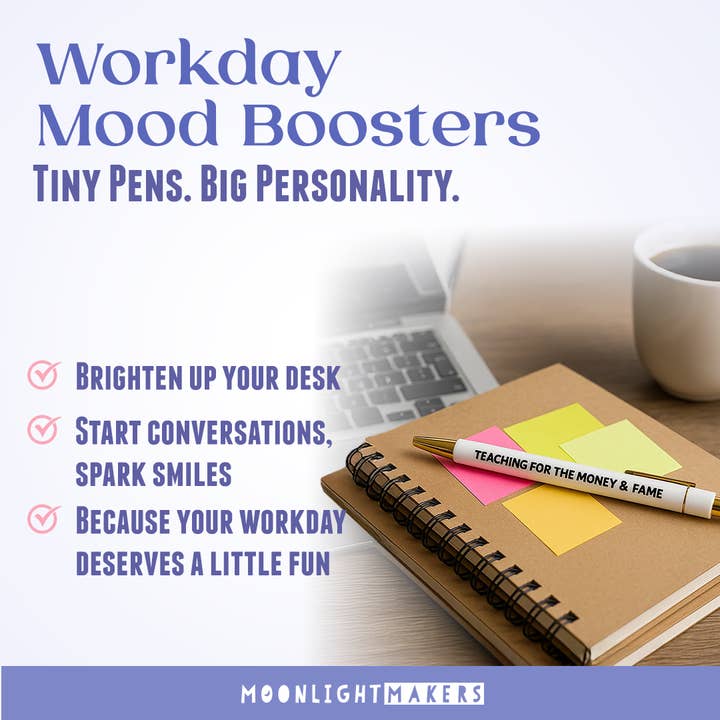 Moonlight Makers - Wholesale Pen - Shh, I'm Reading - Pen Set - Gift, Book Lover6