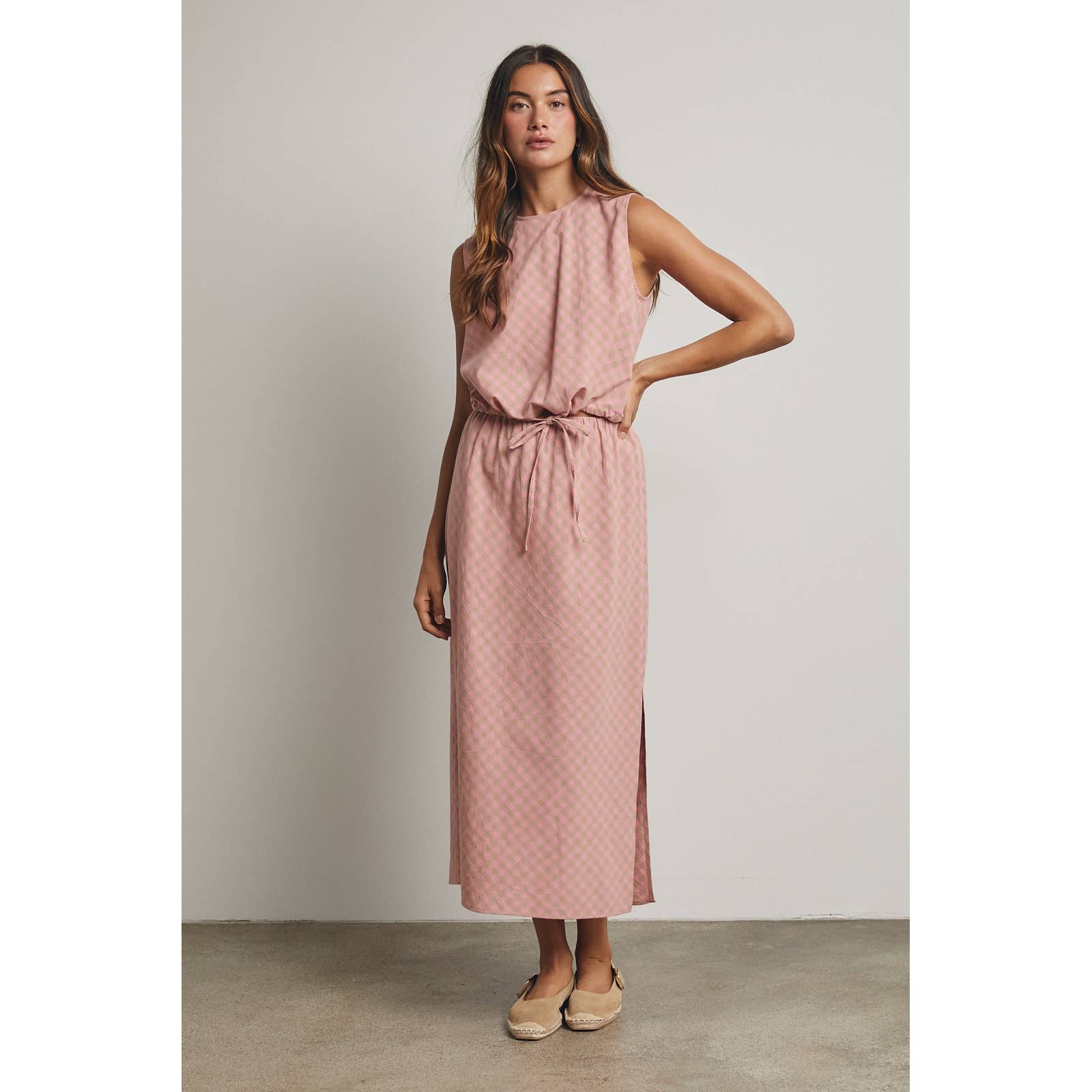 Wishlist Apparel - Wholesale Top & Skirt Set - Women's - PLAID TANK TOP AND SKIRT SET / WL25-115644