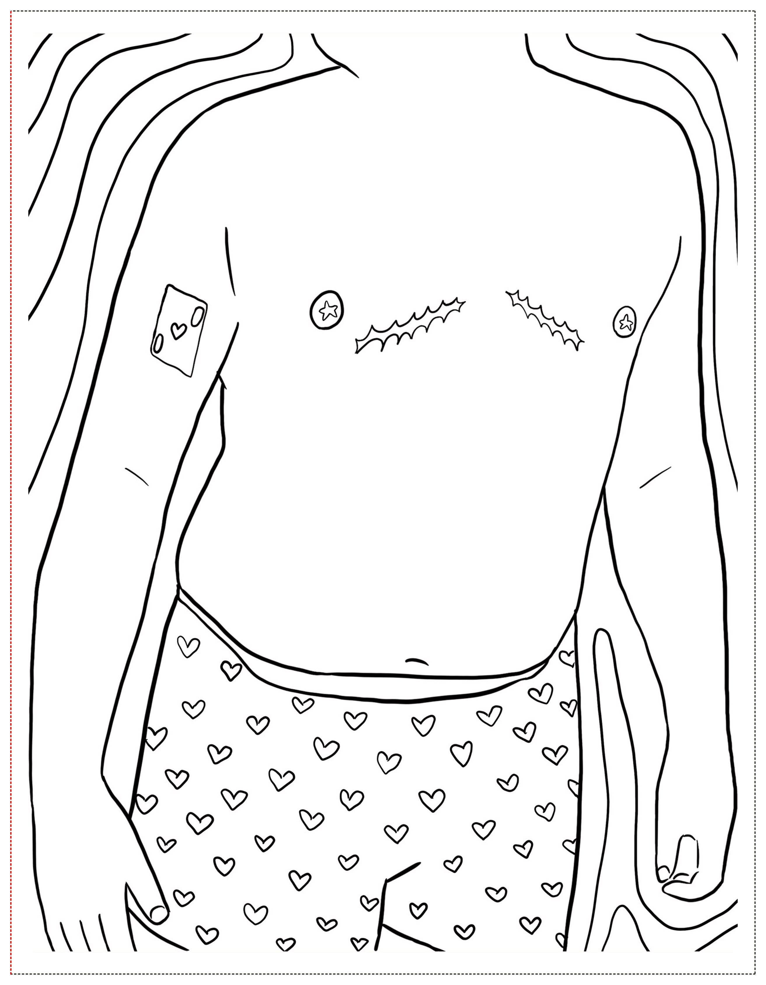 SoftBoysClub - Wholesale Coloring & Activity Book - Adult - Soft Boys, Trans-Masculine Coloring Book (Digital Download)27