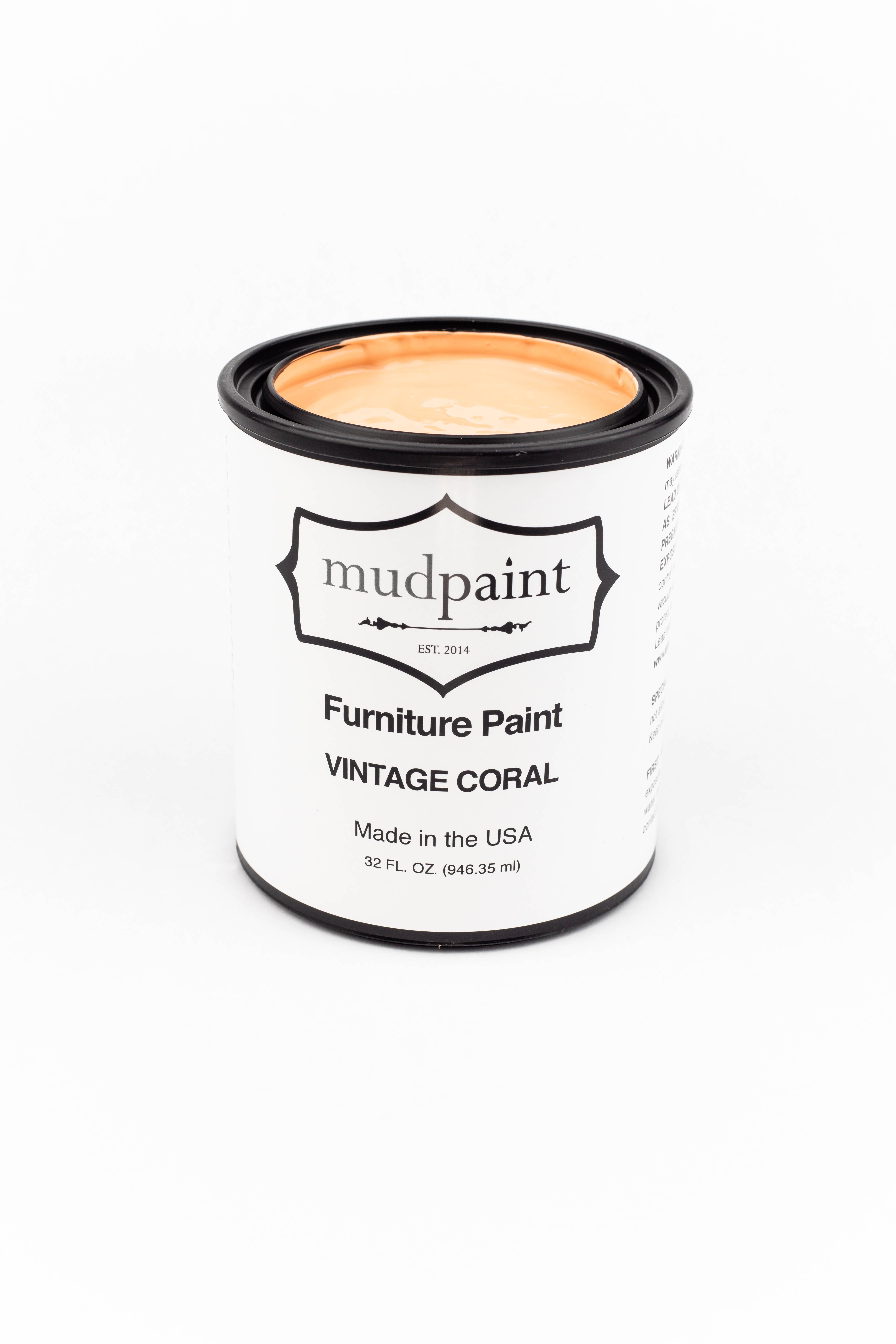 MudPaint - Wholesale Paint Set - Vintage Coral - MudPaint Clay Furniture Paint0