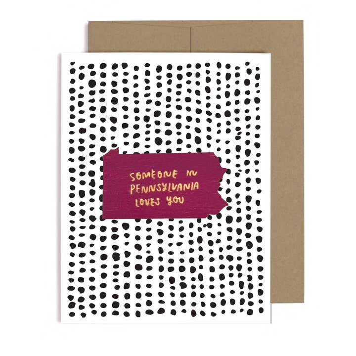 Someone in Pennsylvania Loves You Magnet w/Card for wholesale by SnowMade