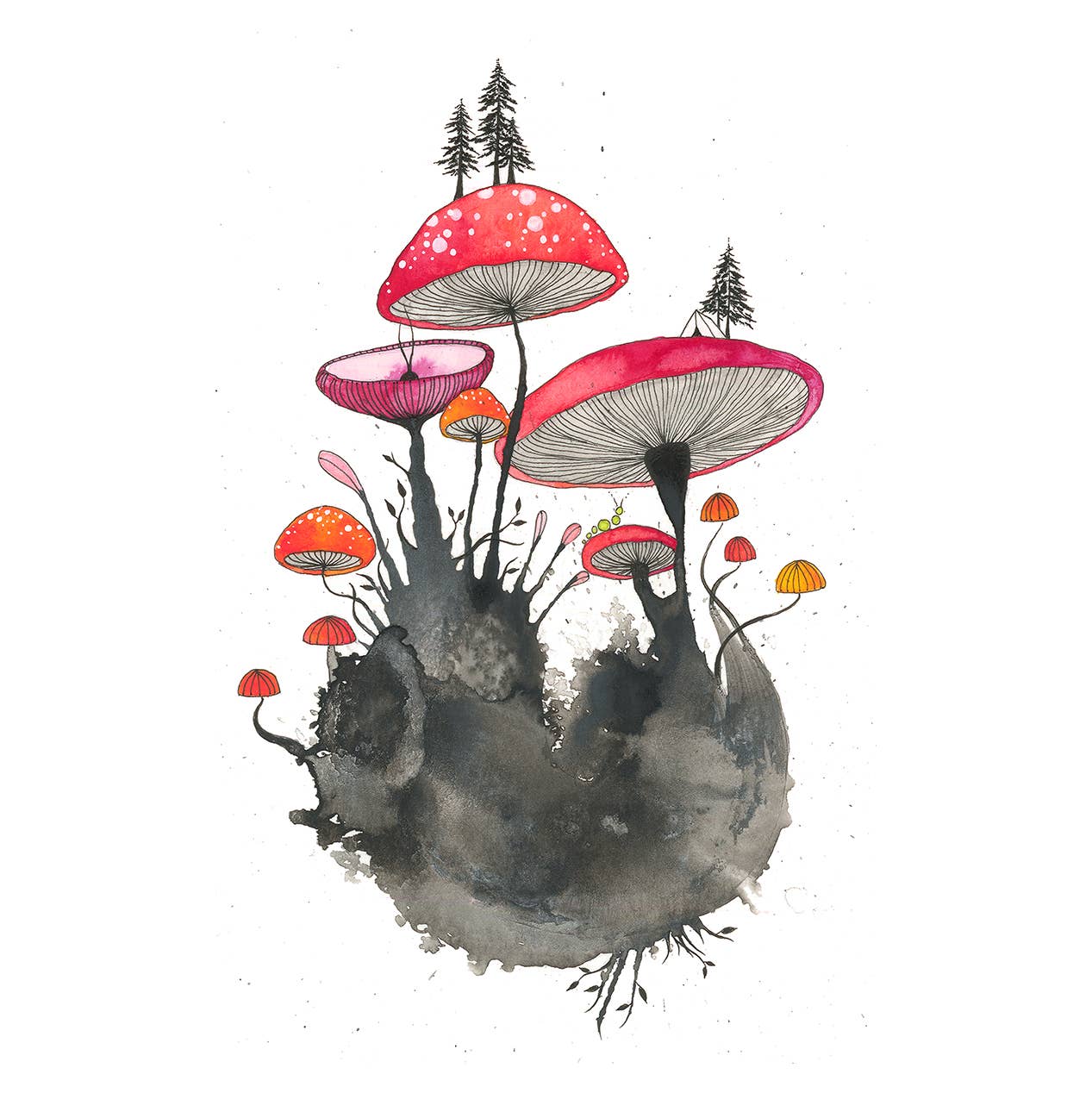 Melissa Moss Art - Wholesale Sticker - wild and weird - Sticker2