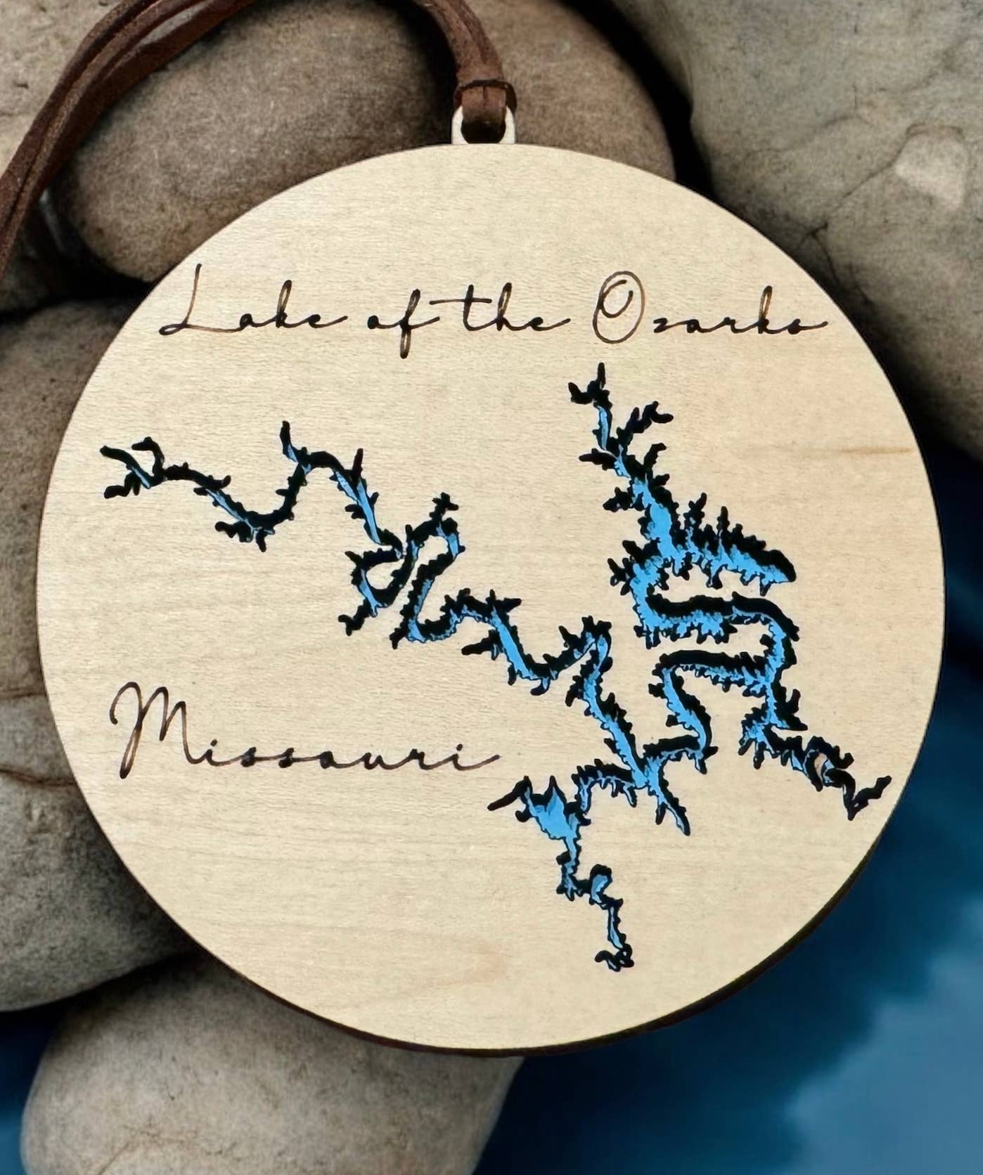 Rag Crazy Creates - Wholesale Ornament - Custom 3D Maple Lake Ornament - US Lakes2