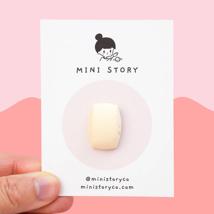 Épingle à pain à la vapeur | Broche à pain chinois à la vapeur | Épingle à pain Mantou | Épingle à pain asiatique | Cadeau pour gourmets | Dim Sum Lover pour la vente par Mini Story Co
