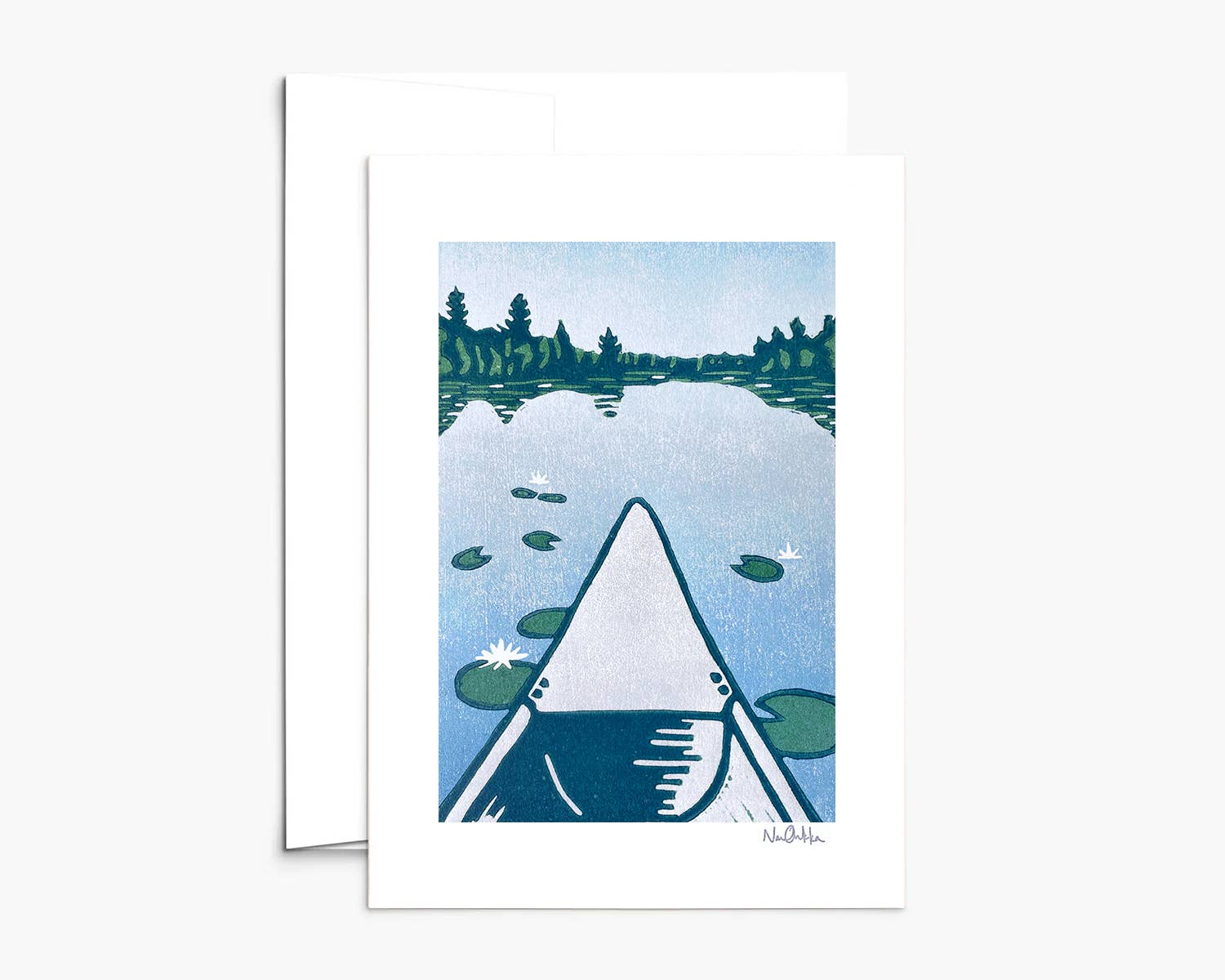 Nan Onkka Prints – Engroshandel Hverdagshilsen kort – Backcountry Sommer Blank Lykønskningskort2