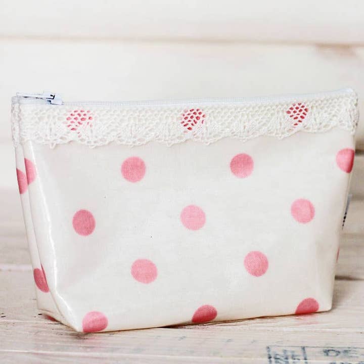 *Big Dots Baby Doll* toilet bag for wholesale by ATELIER EINMALIG
